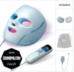 Shark CryoGlow™ Red Blue & Infrared iQLED Face Mask & Under Eye Cooling - (Blue Frost)