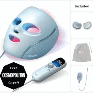 Shark CryoGlow™ Red Blue & Infrared iQLED Face Mask & Under Eye Cooling - (Blue Frost)
