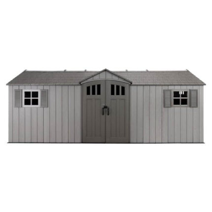 20 ft. W x 8 ft. D Plastic Storage Shed