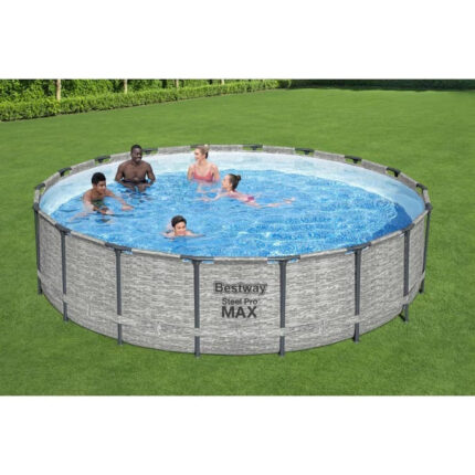 Bestway Steel Pro MAX 18’ X 48” Round Above Ground Pool Set